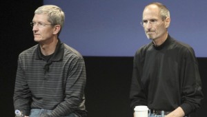 Tim Cook and Steve Jobs