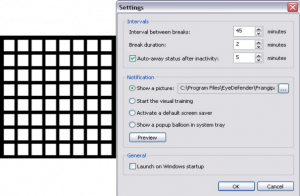 eyedef EyeDefender screenshot